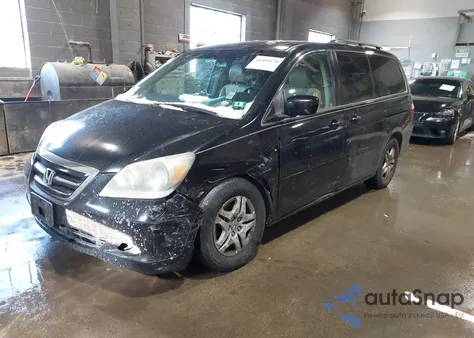 2007 Honda Odyssey Ex-L из США, поврежденный, VIN 5FNRL38727B036396